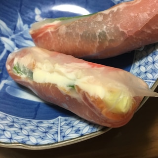 生春巻き 具材は好きにどうぞ